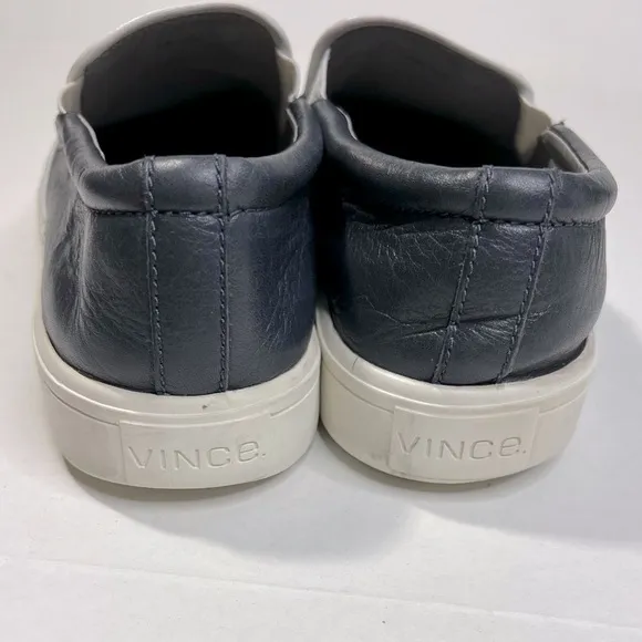 Vince Snakeskin Slip On Sneakers