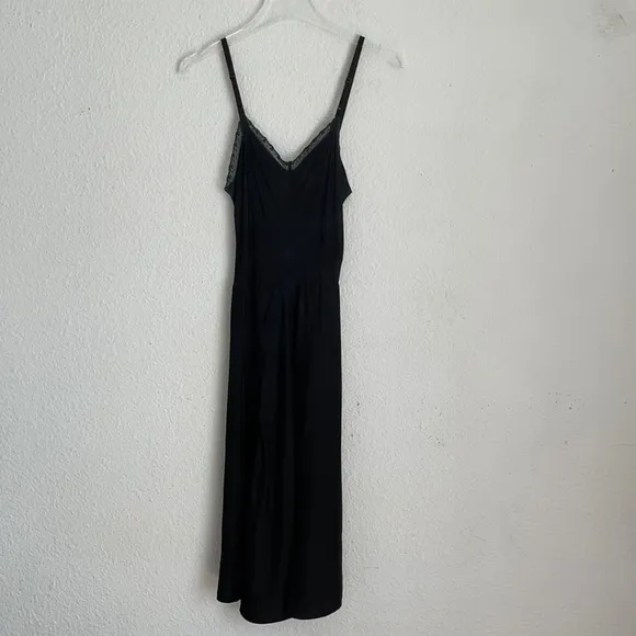 Vintage 1940s Lace Trim Slip Dress