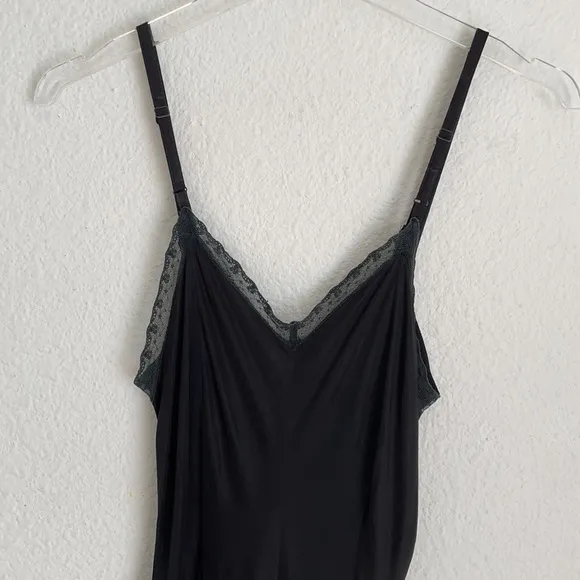 Vintage 1940s Lace Trim Slip Dress