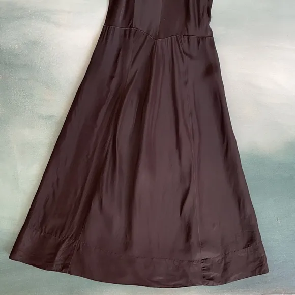 Vintage 1940s Lace Trim Slip Dress