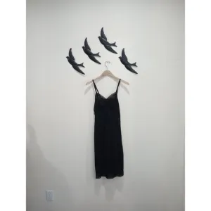 Vintage 1950's Vanity Fair Black Slip  - Size 32 / XS - S
