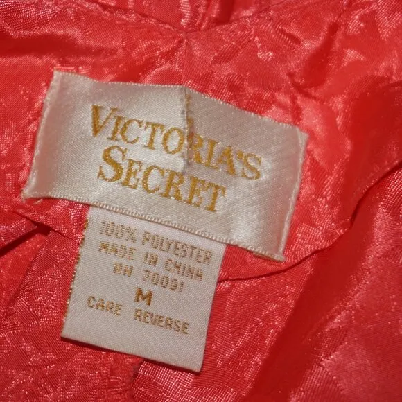 Vintage 80s Victorias Secret VS Floral Babydoll Nightie Slip Dress