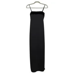 Vintage 90s/Y2K black slip dress size M