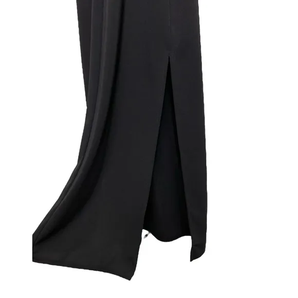 Vintage 90s/Y2K black slip dress size M