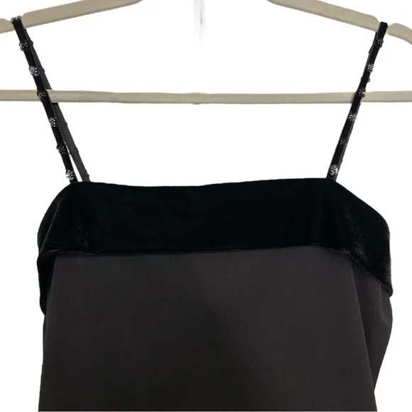 Vintage 90s/Y2K black slip dress size M