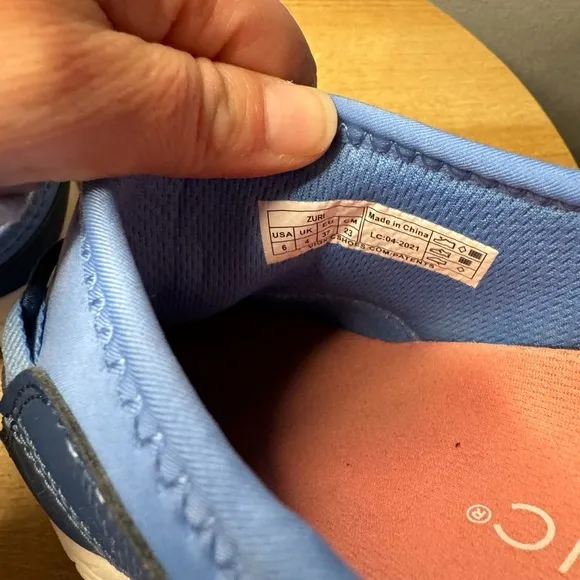 Vionic Blue Athletic Slip-on Mules