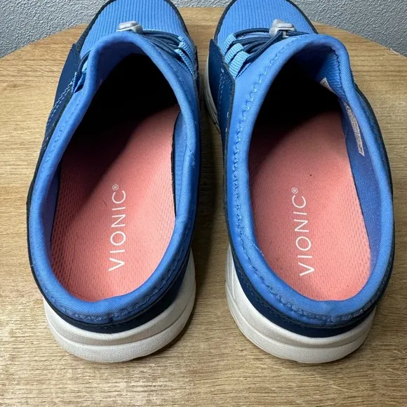 Vionic Blue Athletic Slip-on Mules