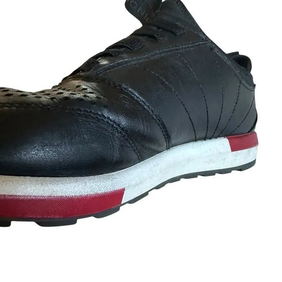 VIONIC TRENT BLACK LEATHER SNEAKER SIZE 10