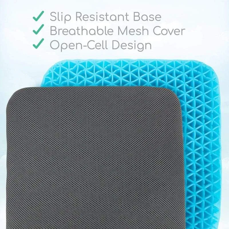 Vive Honeycomb Gel Seat Cushions - Cars, Office & Wheelchairs