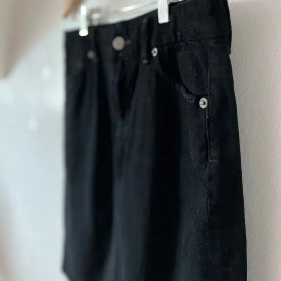 VTG 2003 Citizens 5 pocket black denim skirt sz 30