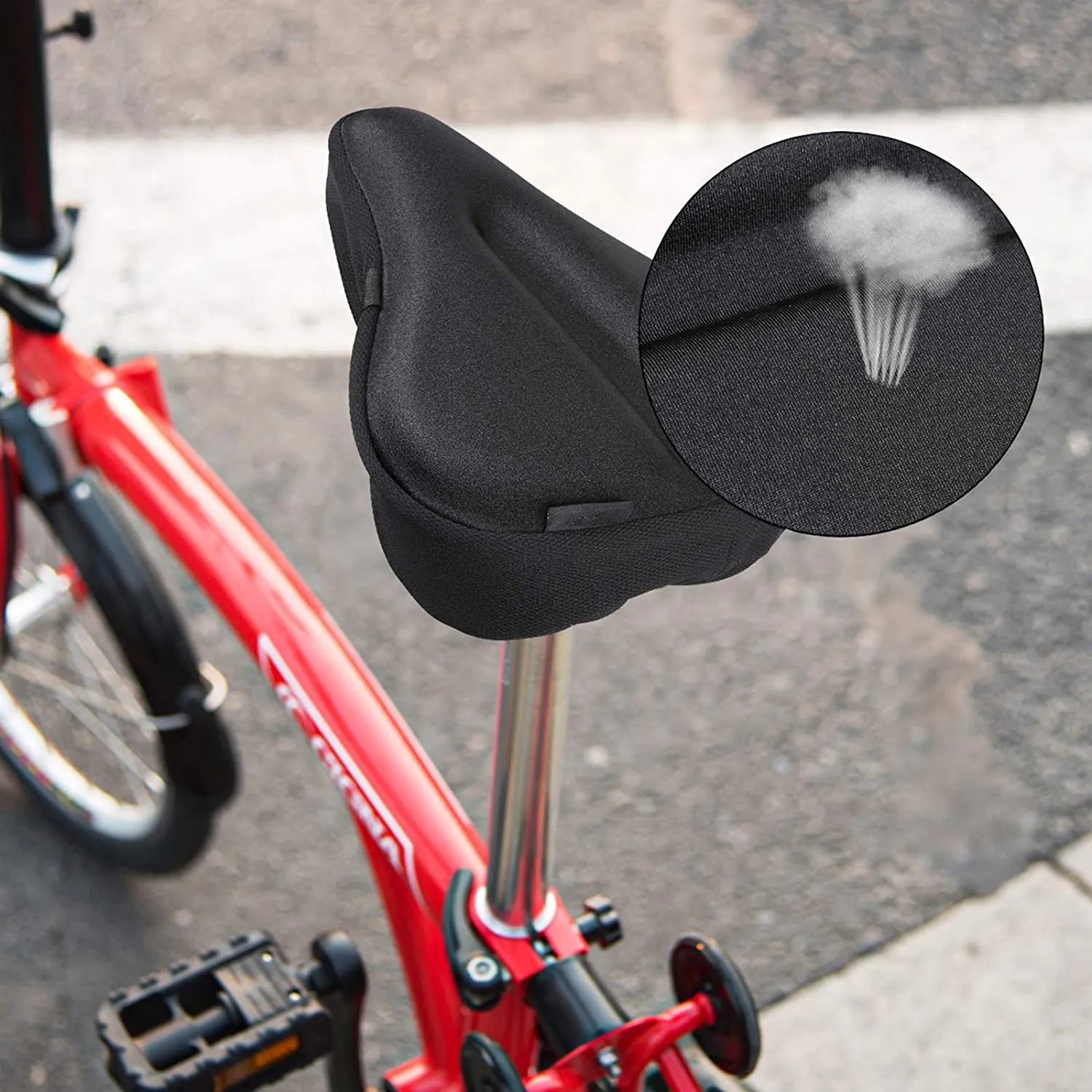 Westlight bike seat cover, includes dustproof waterproof cover