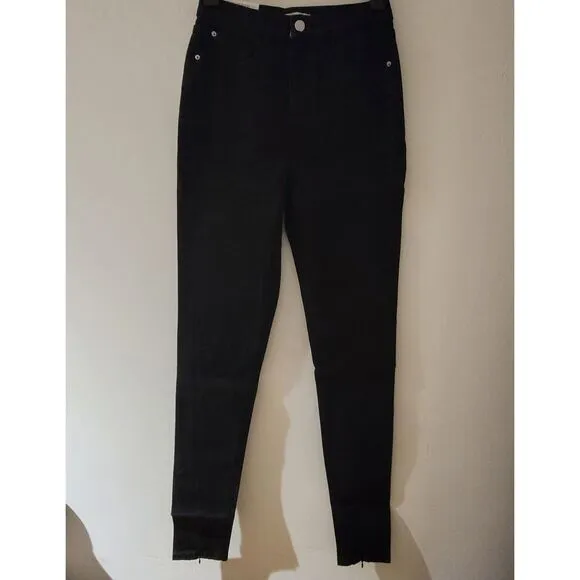 Weworewhat High Rise Skinny Leg Zip Jeans, Black‎ Size 26
