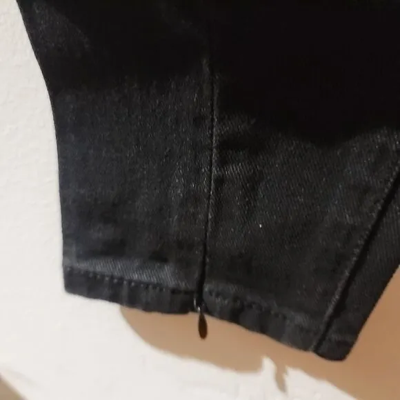 Weworewhat High Rise Skinny Leg Zip Jeans, Black‎ Size 26