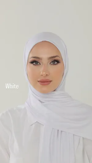 White Luxury Hijab