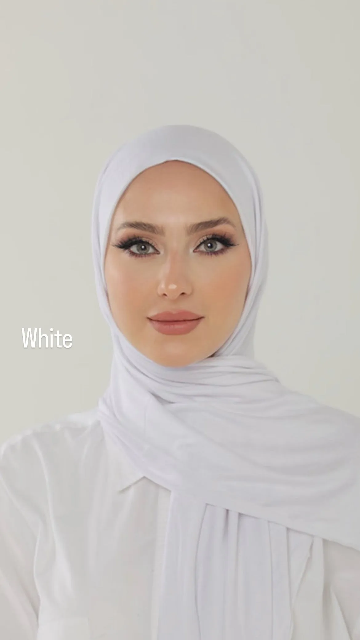 White Luxury Hijab