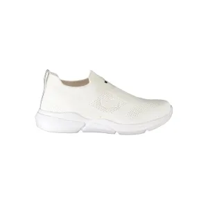 White Polyester Sneaker