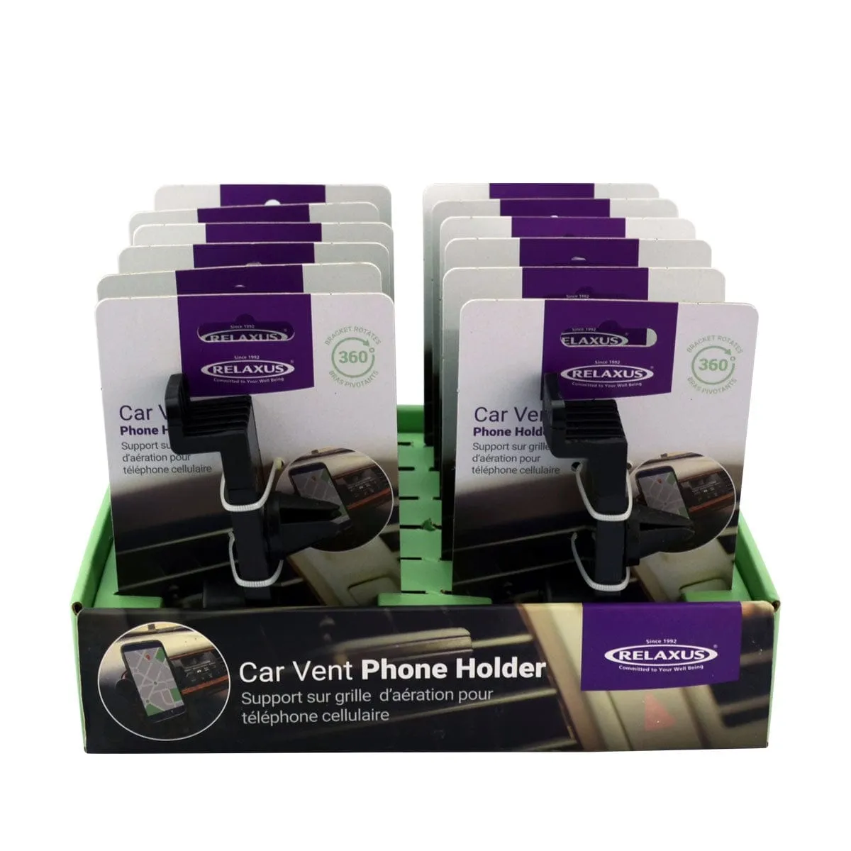 Wholesale Car Vent Smartphone Mount Displayer of 12
