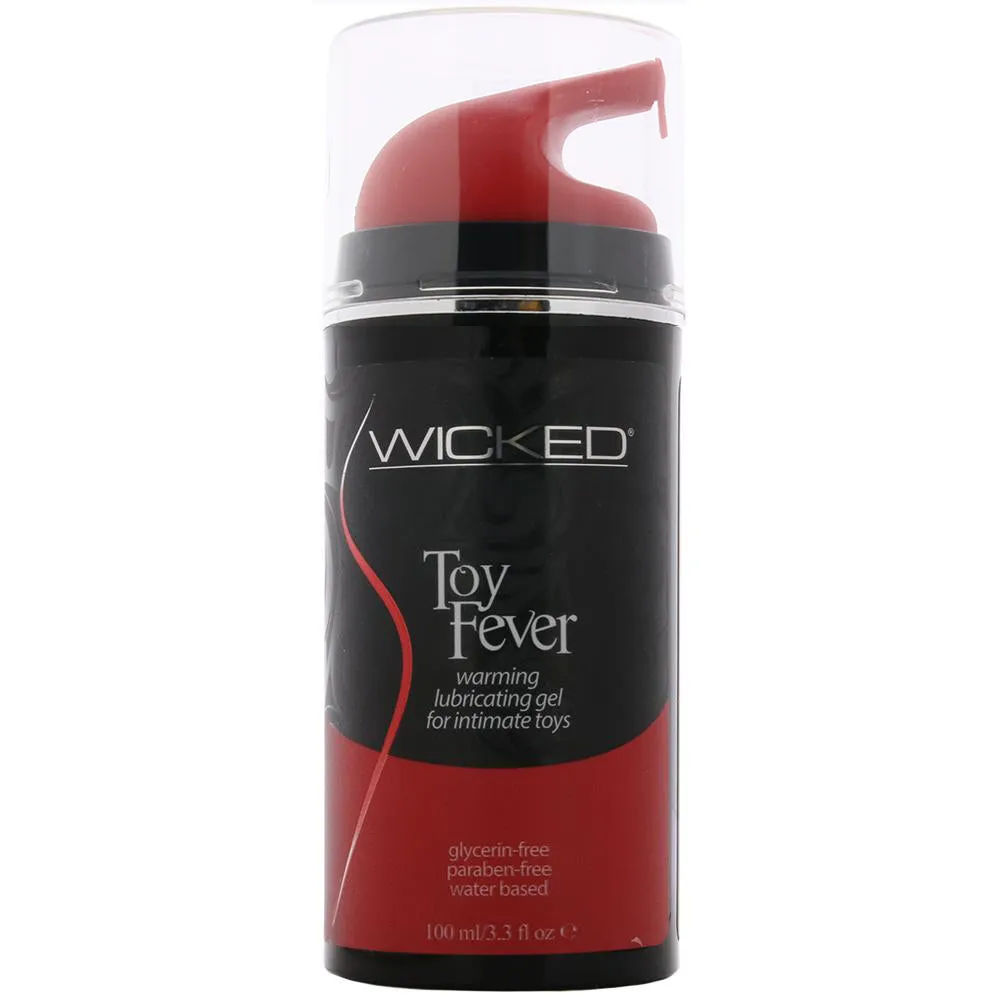 Wicked Toy Fever Warming Water Based Lubricant Gel 3.3 oz.