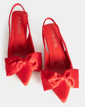 Wildfire Shoes Copal Mid Heel Slingback Heels