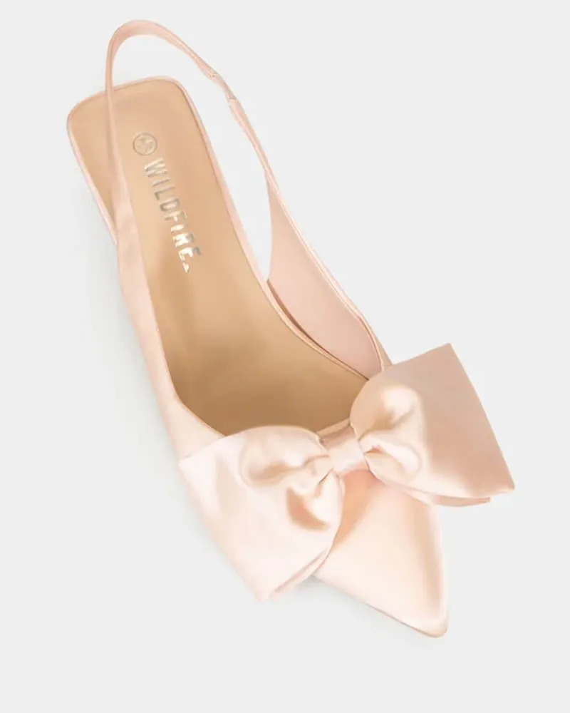 Wildfire Shoes Copal Mid Heel Slingback Heels