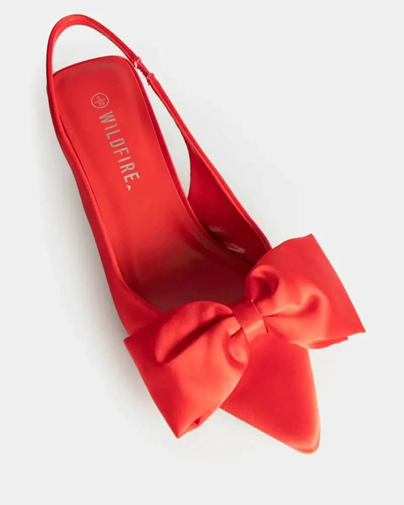 Wildfire Shoes Copal Mid Heel Slingback Heels