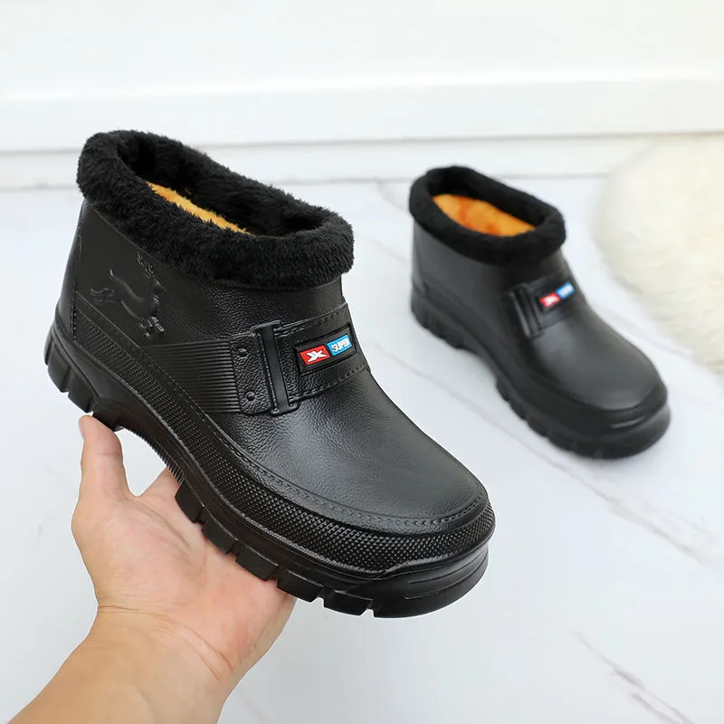Winter Fleece Warm Snow Boots For Men And Women Light