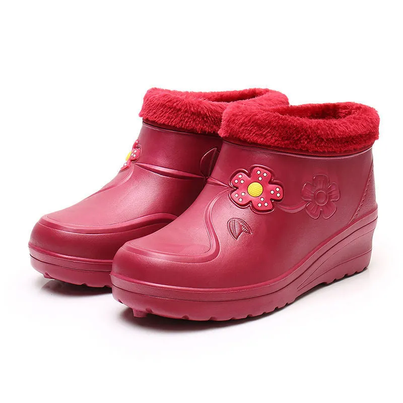 Winter Fleece Warm Snow Boots For Men And Women Light