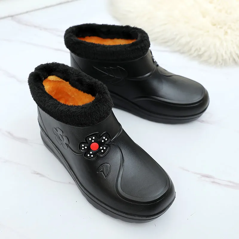 Winter Fleece Warm Snow Boots For Men And Women Light