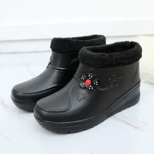 Winter Fleece Warm Snow Boots For Men And Women Light