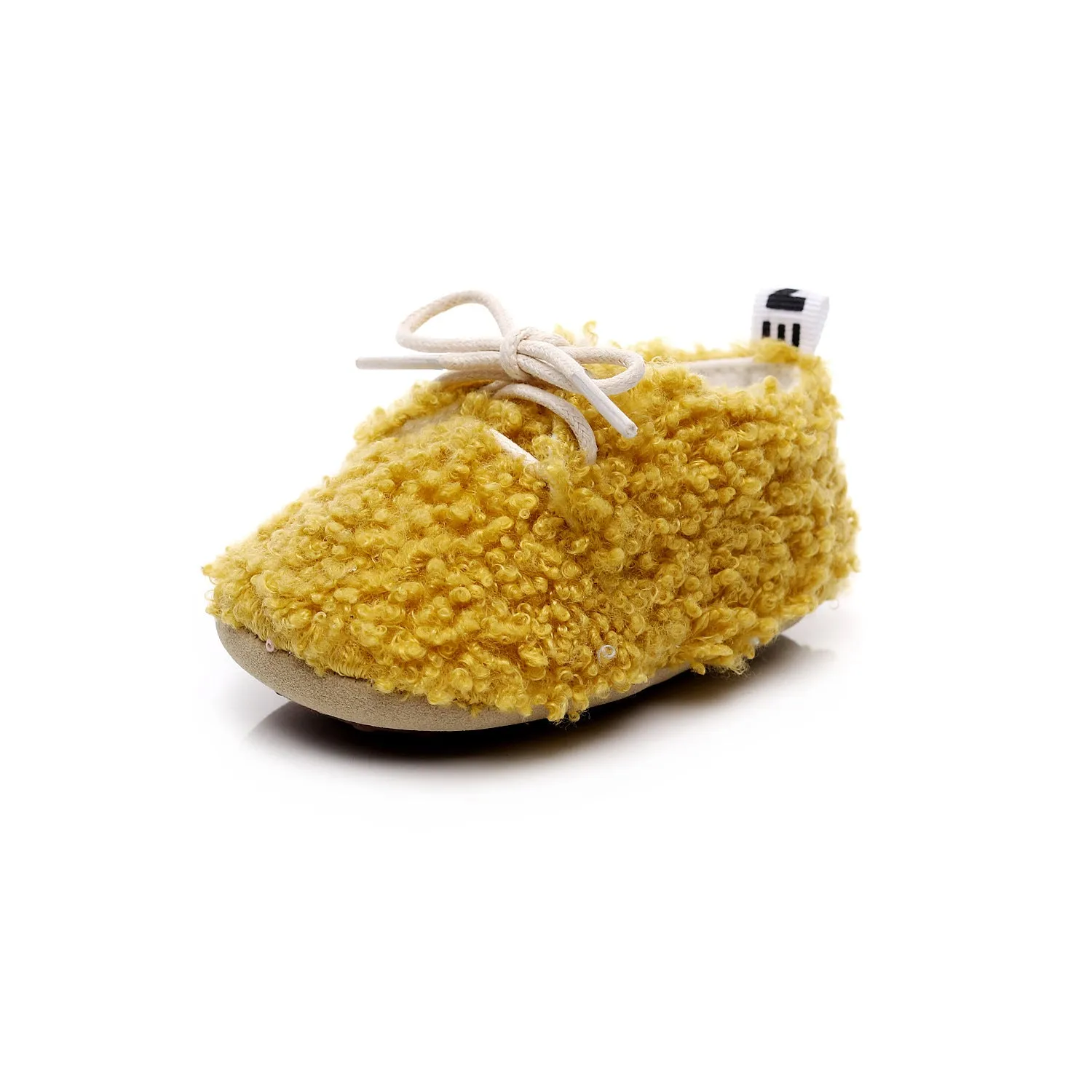 Winter New British Style Lace-Up Cotton Shoes, Soft Sole, Hard Sole, Children'S Baby Toddler Shoes 0-1-2 Years Old