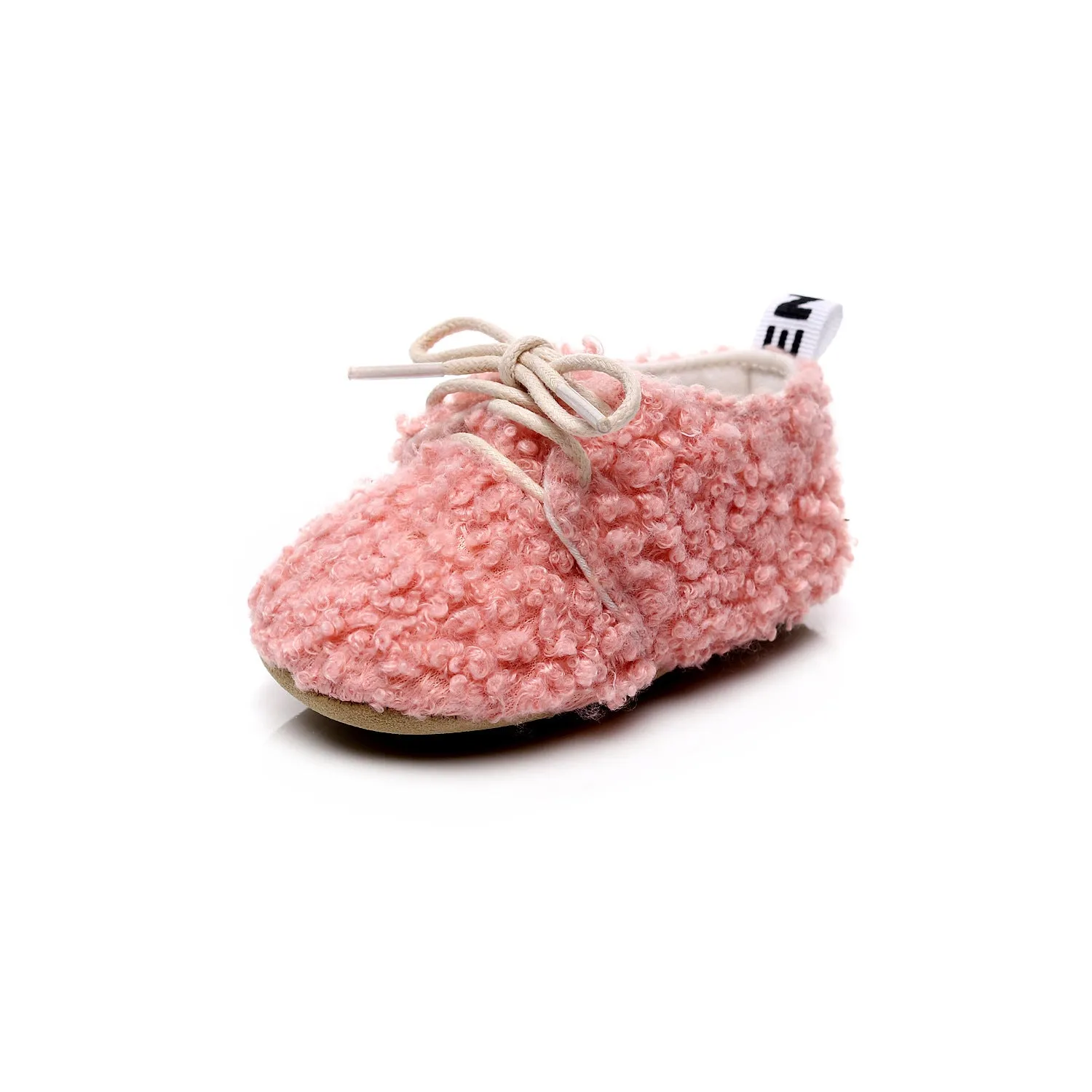 Winter New British Style Lace-Up Cotton Shoes, Soft Sole, Hard Sole, Children'S Baby Toddler Shoes 0-1-2 Years Old