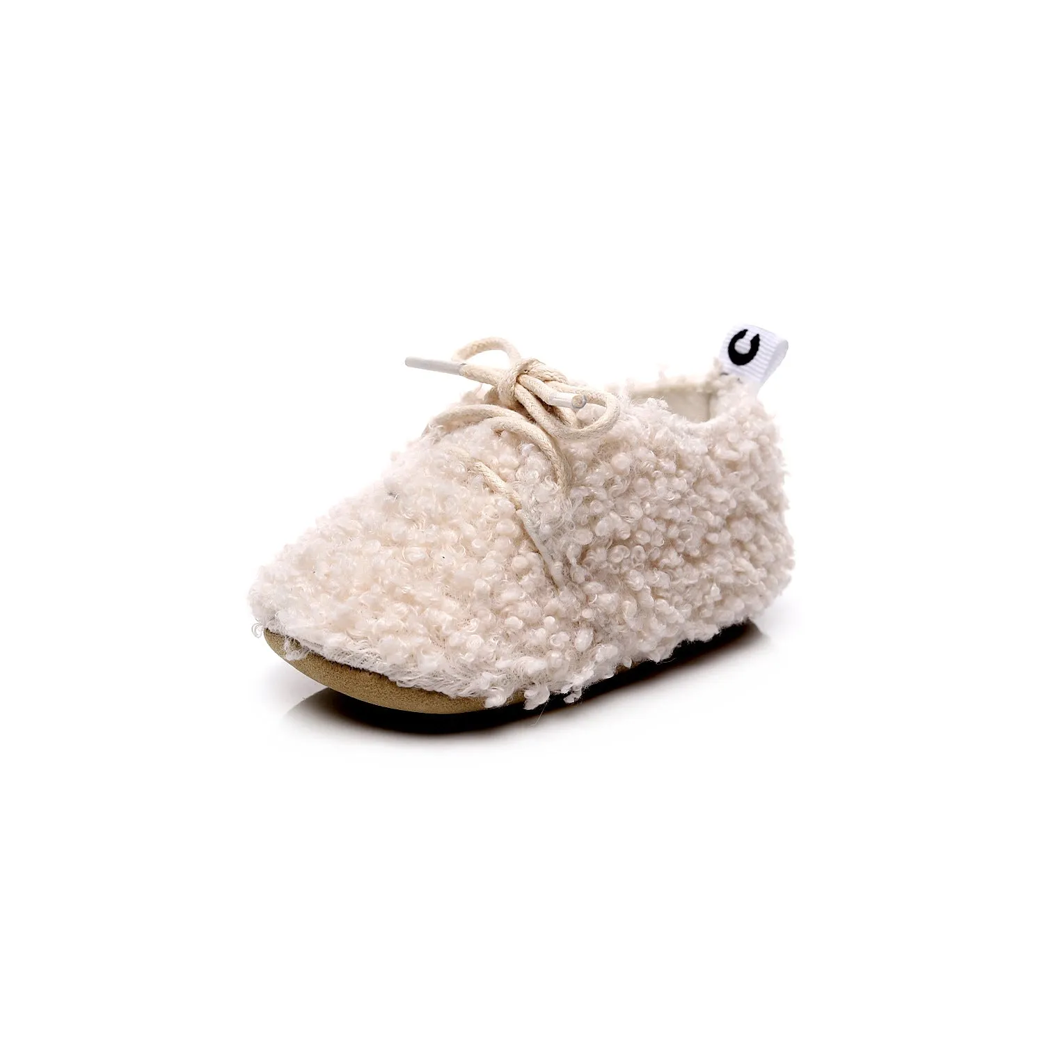 Winter New British Style Lace-Up Cotton Shoes, Soft Sole, Hard Sole, Children'S Baby Toddler Shoes 0-1-2 Years Old