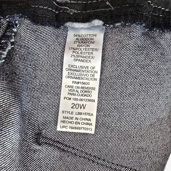 Wit and Wisdom Jeans Womens 20W Blue High Rise Bootcut Ab Solution Stretch