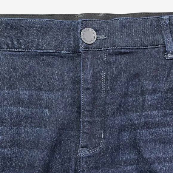 Wit and Wisdom Jeans Womens 20W Blue High Rise Bootcut Ab Solution Stretch