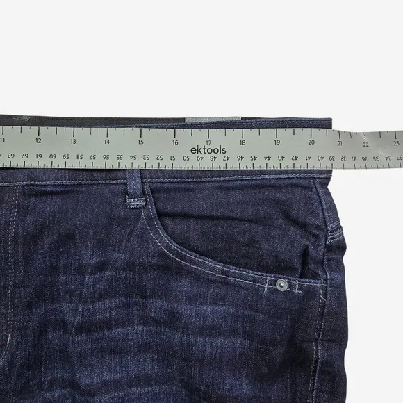 Wit and Wisdom Jeans Womens 20W Blue High Rise Bootcut Ab Solution Stretch
