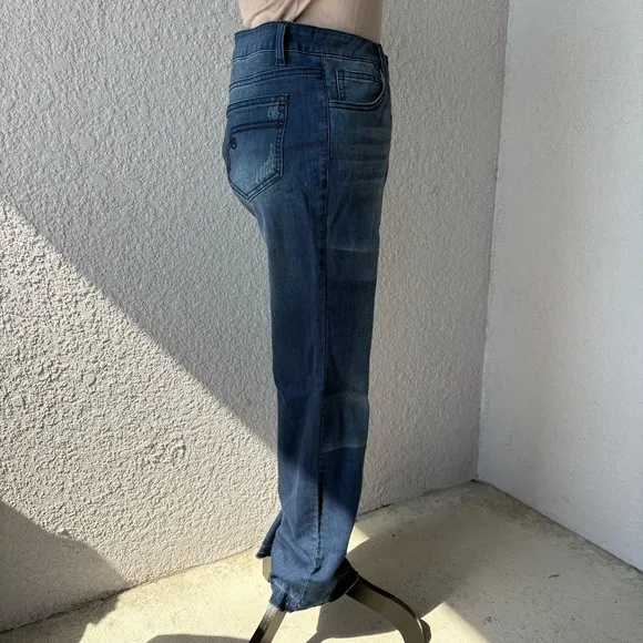 Women with Control My Wonder Denim Patchwork Boot Cut Jeans