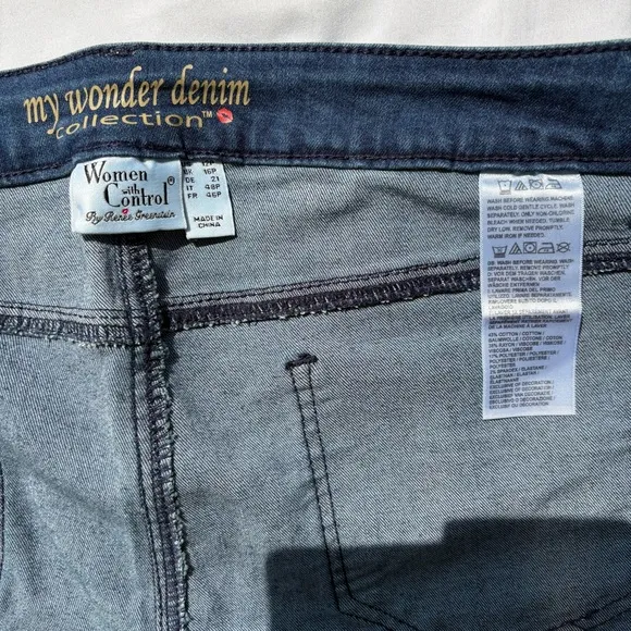 Women with Control My Wonder Denim Patchwork Boot Cut Jeans