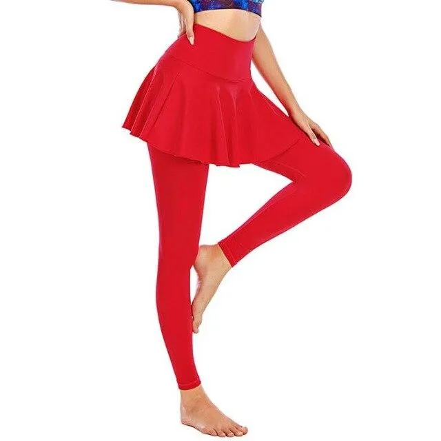 Women Yoga Legging Pants Skorts