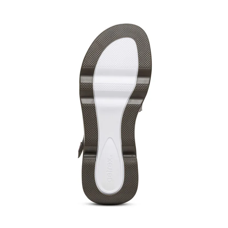 WOMEN'S AETREX MARZ ADJUSTABLE SPORT SANDAL | GREY