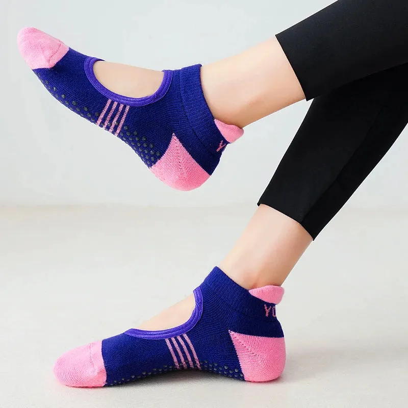 Women's Backless Pilates Yoga Socks