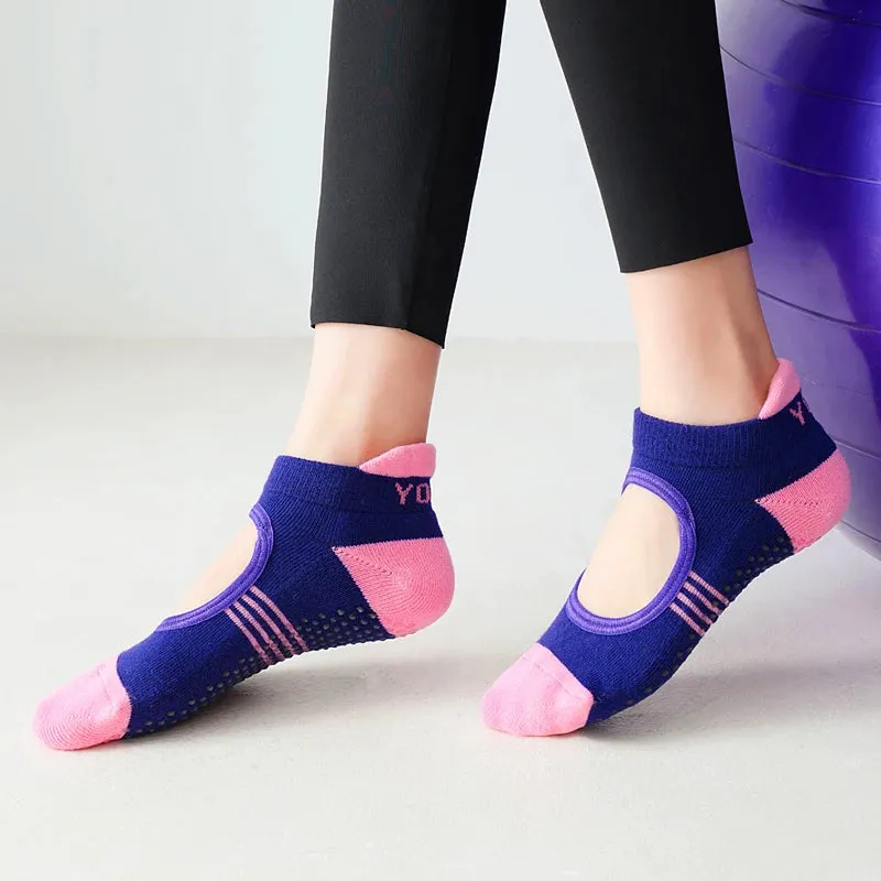 Women's Backless Pilates Yoga Socks