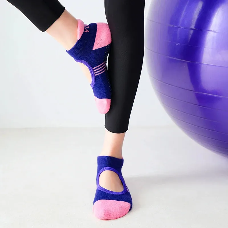 Women's Backless Pilates Yoga Socks