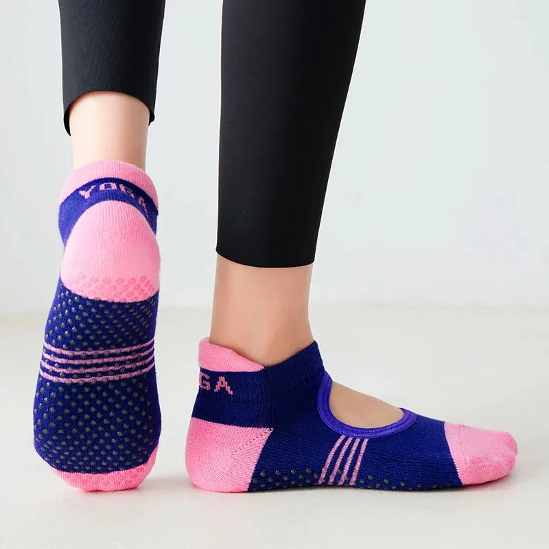 Women's Backless Pilates Yoga Socks