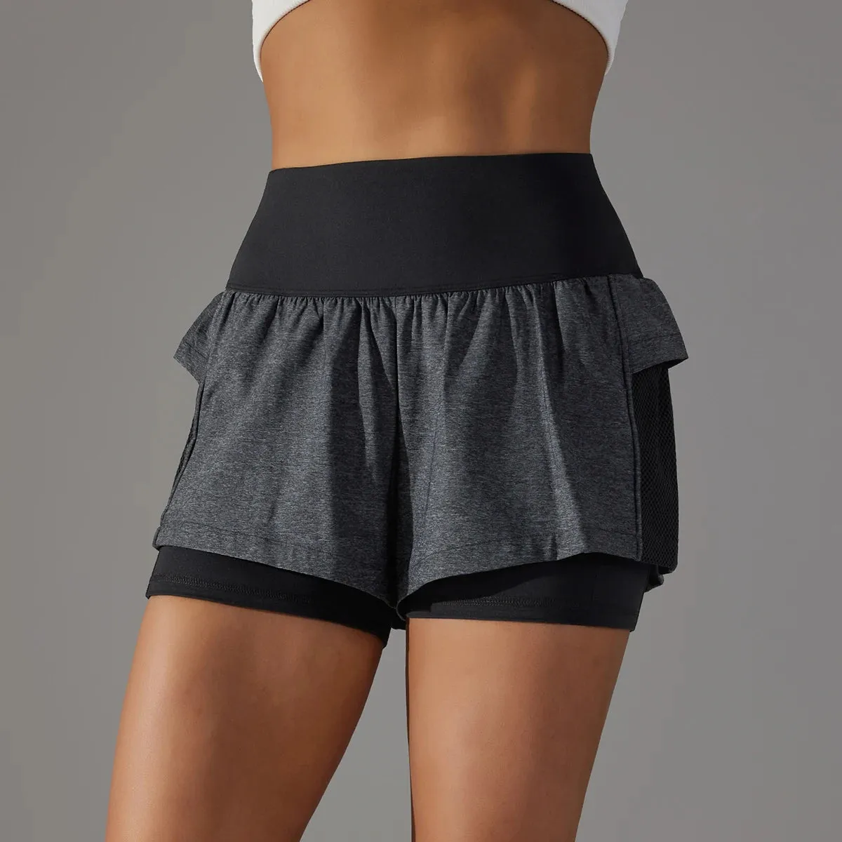 Women's Gym Sport Running Shorts with Pockets