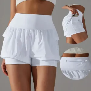 Women's Gym Sport Running Shorts with Pockets