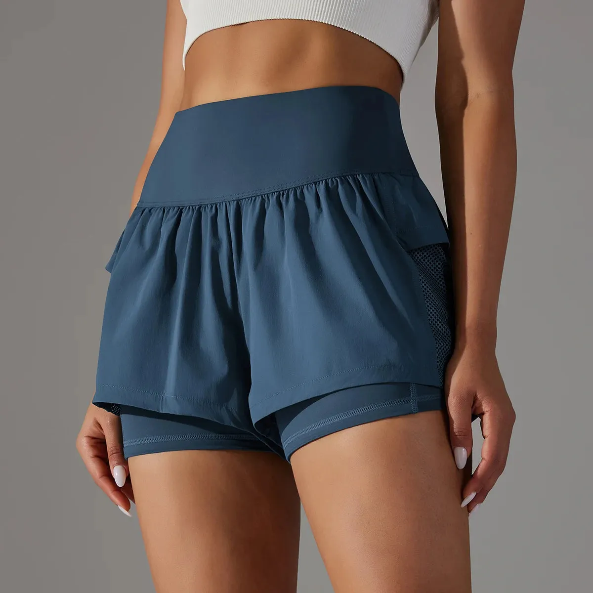 Women's Gym Sport Running Shorts with Pockets