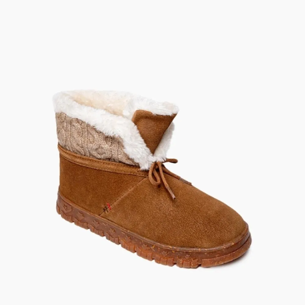 Women's Norean Slipper Boots - Tan - 81101