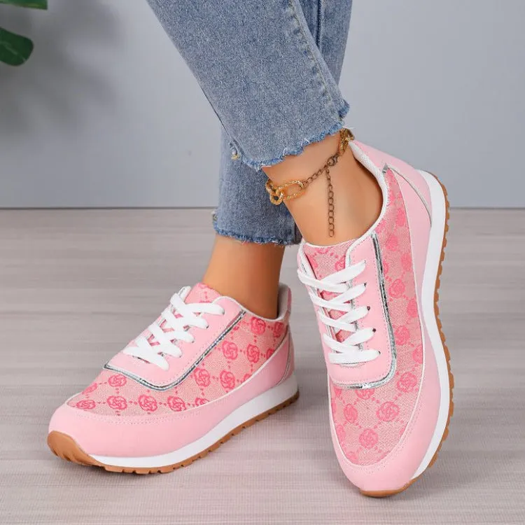 Women's Rose Pattern Sneaker Shoes