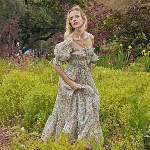 Women's Summer Resort Slip Print Dress