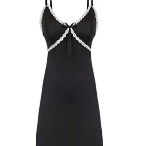 Women's Lace Slip Dresses Satin Chemise Nightgown Full Slip